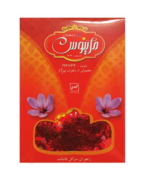 زعفران نیم گرم پاکت گلاسه